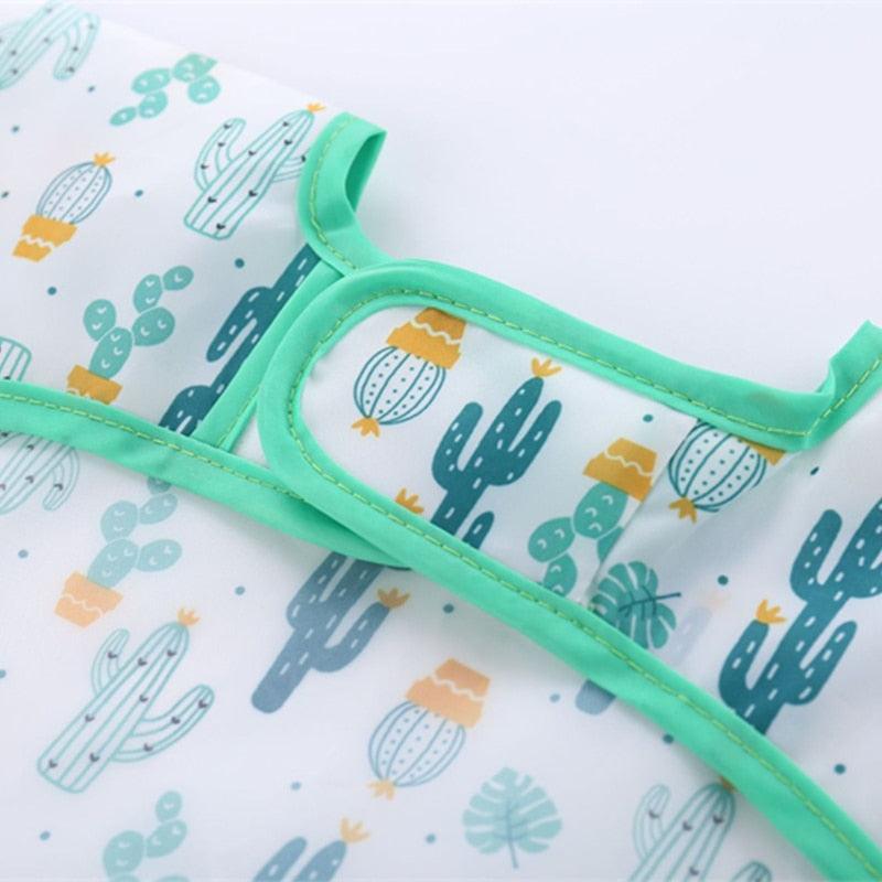 Avental de manga comprida para bebês - DM udi e - commerce