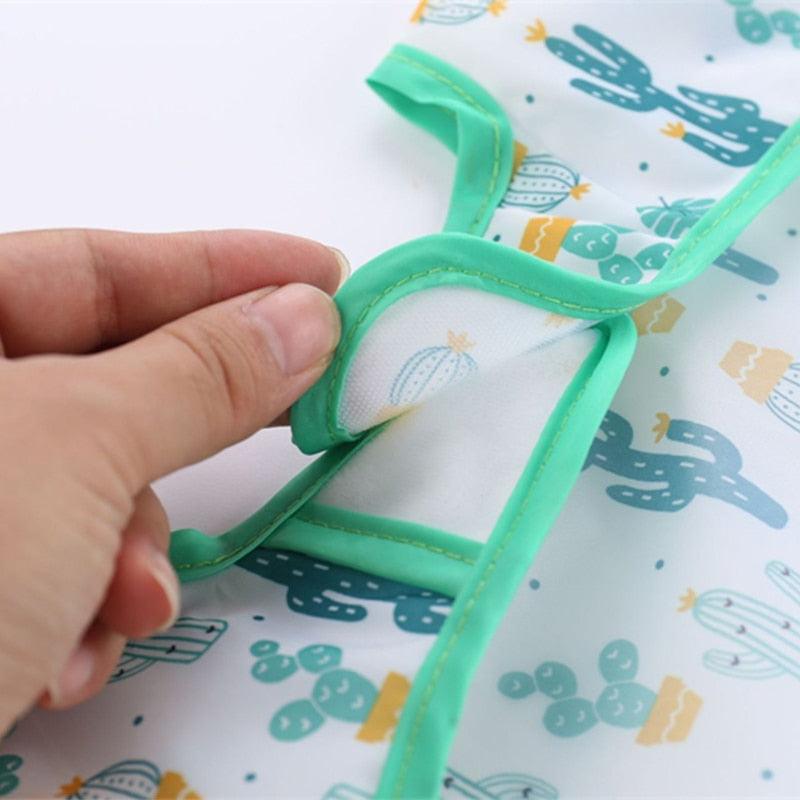 Avental de manga comprida para bebês - DM udi e - commerce
